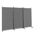 thumbnail image 3 of Ktaxon 3 Panel Folding Privacy Screen Portable Divider Folding Partition 6 FT Room Separator Freestanding Wall, Gray, 3 of 11