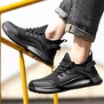 thumbnail image 1 of Zapatos de seguridad en el trabajo Zapatos ligeros de seguridad en el trabajo con punta de acero cómoda para mujeres y hombres (39 negro), 1 of 4
