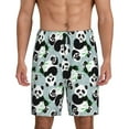 thumbnail image 1 of Fotbe Panda And Eucalyptus Pantalones Cortos de Pijama para Hombre, Ropa de Dormir, Pantalones de Pijama Cortos para Hombre-Medium, 1 of 6