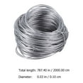 thumbnail image 2 of LABSERRON Picture Hanger Kit 2 Sets 20 Meters Wire Rope Silver for Wall Decor, 2 of 8