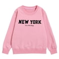 thumbnail image 4 of Chandails en Molleton pour Filles 3 T Chandails en Molleton pour Jeunes Chandails à Capuchon Garçons Filles Imprimés Graphiques Chandail en Molleton Col Rond Manches Longues Mignon Pull Épaule Tombante, 4 of 4