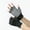 Black, variant on DABEI 1 Pair Yoga Half Finger Gloves, Non-slip Solid Color Fingerless Gloves For Training  Cycling Workouts Outdoor Sports, Yoga Aid Accessories