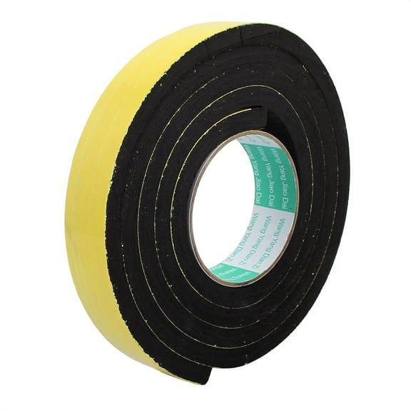 30mm Width 10mm Thickness Single Side Shockproof Sponge Foam Tape 2M Length