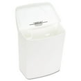 thumbnail image 4 of Wall Mount Sanitary Napkin Receptacle-Abs, Ppc Plastic, 1 Gal, White | Bundle of 2 Each, 4 of 4