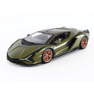 Lamborghini Veneno Roadster Green with Green Line 1/18 by Kyosho