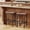 Brown-set of 2, variant on 24 Inch Counter Height Bar Stools Set of 2, Compact Counter Stools for Small Spaces, Premium Faux Leather Barstools with Right-Sized Saddle Seat & Metal Legs, 15-Minute Easy Assembly, Black