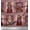 Dark Rose Brown, variant on Soimoi Rayon Fabric Animal Skin & Chinese Opera Mask Devil Print Sewing Fabric Yard 56 Inch Wide