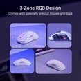 thumbnail image 3 of ASUS P722 ROG KERIS II ORIGIN/WHT GAMING MOUSE 3 MODES (BLE, RF2.4G, WIRED) ROG, 3 of 7