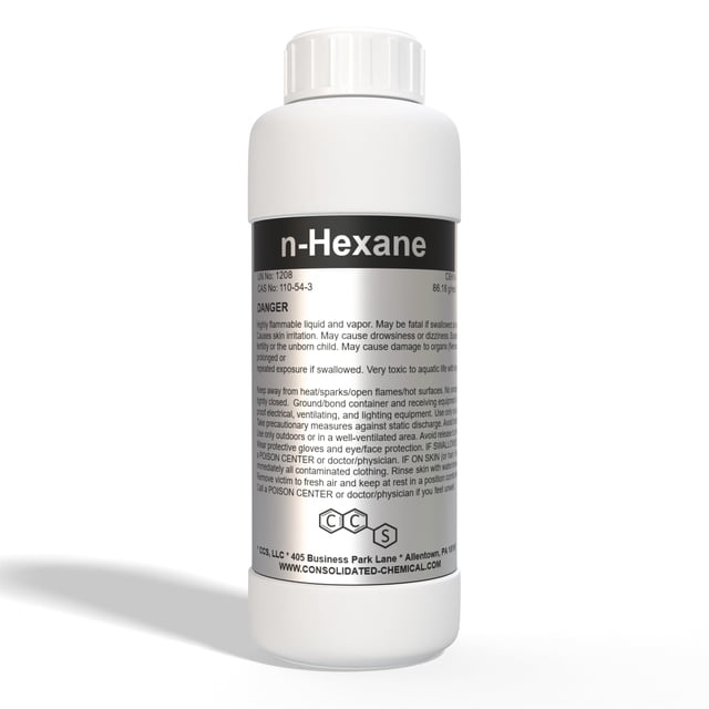 Solvente CCS n-hexano de alta pureza 100 ml