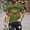 Army Green, variant on Vetsdori Men's Short Sleeve Crew Neck Graphic Print Pullover - Gym Sports Wear (Regular Fit)