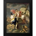 thumbnail image 2 of Balestra, Antonio 12x14 Black Modern Framed Museum Art Print Titled - Thetis Dipping The Infant Achilles Into Water From The Styx, 2 of 5