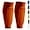Orange, variant on Shindefender Shin Guards, Shin Defender Shin Guards, Shindefender Compression Sleeve with Honeycomb Pads, Soccer Shin Guard Sleeves, Shin Pads for Kids and Aldult