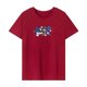 thumbnail image 1 of Camiseta de mujer de verano para mujer, informal, con cuello redondo, para viajes, vacaciones, oficina, calle L, 1 of 7