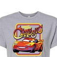 thumbnail image 3 of Disney Cars - Radiator Springs Classic Lightning McQueen - Juniors Cropped Cotton Blend T-Shirt, 3 of 5