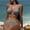 *Mint Green, variant on ClodeEU Women's Halter Triangle Bikini Set, Side Tie 2-Piece Swimsuit, Classic Low-Waist Bathing Suit Purple,Womens Plus L