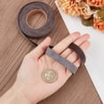 thumbnail image 3 of 1/2" / 12.5mm Leather Strap 79" / 2m Imitation Grain Leather Cord 1.7mm Thick Chocolate Perfect for DIY Crafts Guitar Belt Bracelet Jewelry Making Chocolate, 3 of 9