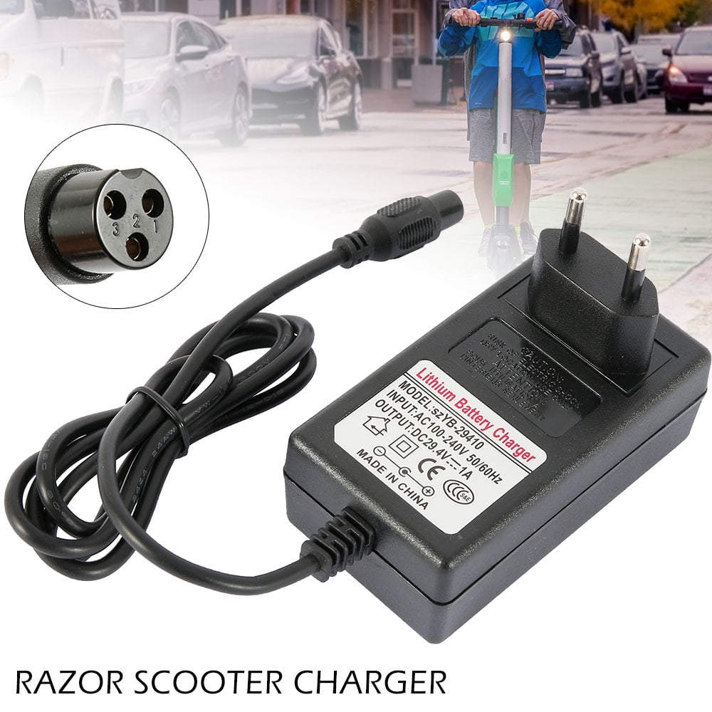 widshovx Electric Razor Scooter Battery Charger 3.3 FT Power Cord for Razor Electric Scooter