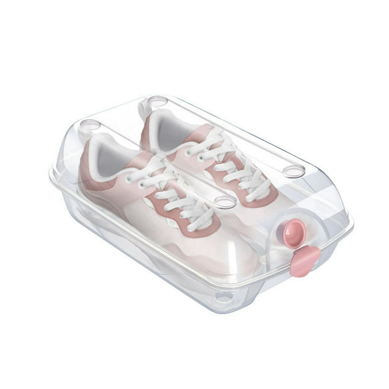 vnanda Smell-proof Shoe Storage 2 Pcs Shoes Storage Box