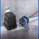 thumbnail image 1 of Relé para coche 40A impermeable integrado para motocicleta con toma de arranque 12V4 pies 5 Parte trasera de hierro modificado de alta potencia, 1 of 3