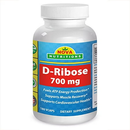 Nova Nutritions D-Ribose 700mg 180 Vcaps