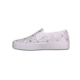 thumbnail image 3 of Womens MICHAEL Michael Kors Trent Slip On Lasered Sneakers, Optic White, 5.5 US / 35.5 EU, 3 of 5