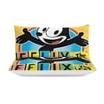thumbnail image 4 of Felix The Cat Cozy Comfort Clean Structure Smooth Zipper Feel Duvet Cover Sets for Home Sleep Setup, 4 of 5