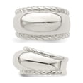 thumbnail image 5 of Sterling Silver Twisted Dome Polished Ring, 5 of 5
