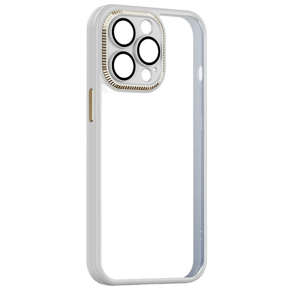 Allytech Case Compatible with iPhone 12 Pro Max , Shockproof Phone Bumper Cover, Anti-Scratch Clear Back for iPhone 12 Pro Max,White