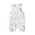thumbnail image 5 of Kiapeise Baby Tank Romper Sleeveless Short Jumpsuit Summer One Piece Outfits, 5 of 7