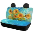 thumbnail image 2 of Uourmeti Sunflower Seat Protection Cover Easy to Install Car Seat Cover Sets Air Breath Anti-Slip Car Seat Covers Full Set Fit for most Cars Truck, 2 of 10