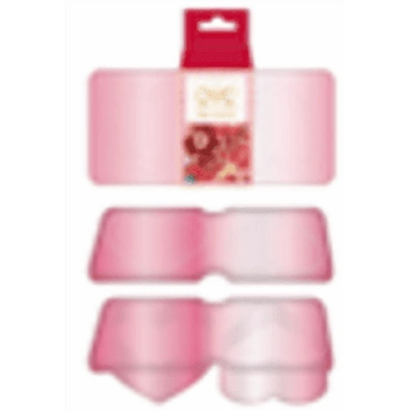 Cook with Color, Pink Heart Shaped Snack Containers with Lids, 2 Compartment Design, 30 Piece Set, Great for Separating Snacks and Treats