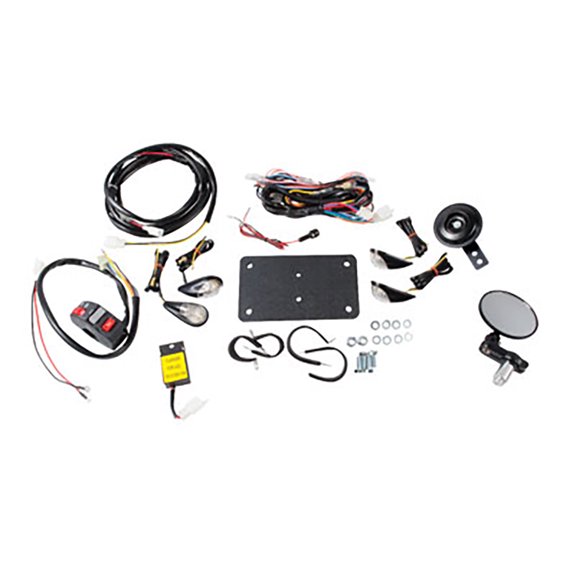 ATV Horn & Signal Kit with Flush Mount Signals Compatible With Arctic Cat ALTERRA 450 2016