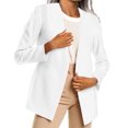 thumbnail image 1 of BYHONG Veste Cardigan à Manches Longues Mode Décontractée pour Femmes Blanc G, 1 of 4