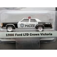 thumbnail image 3 of 1986 Ford LTD Crown Victoria White and Black Brainerd Police (Minnesota) Fargo (1996) Movie Hollywood Series Release 35 1/64 Diecast Model Car by Greenlight, 3 of 7
