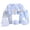 Sky Blue, variant on Povozer Newborn Baby Boys Layette 0-3 Months Romper Pants Gift Sets 7 Piece Baby Set For Comfortable Soft Style Cute Cartoon Baby Set,Size 0-3 Months,Light Blue