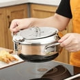 thumbnail image 6 of Daolelai Stainless Steel Frying Pan, 6 of 8