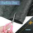 thumbnail image 4 of Bibana 7.5 x 17 FT Garage Floor Mat,2.5 mm Thickness Diamond PVC Garage Flooring Roll, Anti-Slip Shop Floor & Parking mats for Workshop,Gym,Golf Cart Parking or Trailers, 4 of 6