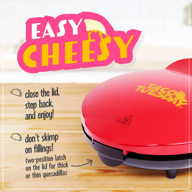 Taco Tuesday Kitchen Quesadilla Maker 10” - 6 Wedge Electric