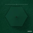 thumbnail image 5 of Best Choice Products 7.5ft Heavy-Duty Outdoor Market Patio Umbrella w/ Push Button Tilt, Easy Crank - Green, 5 of 8