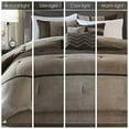 thumbnail image 2 of Palisades 7 Piece Comforter Set Brown King, 2 of 5