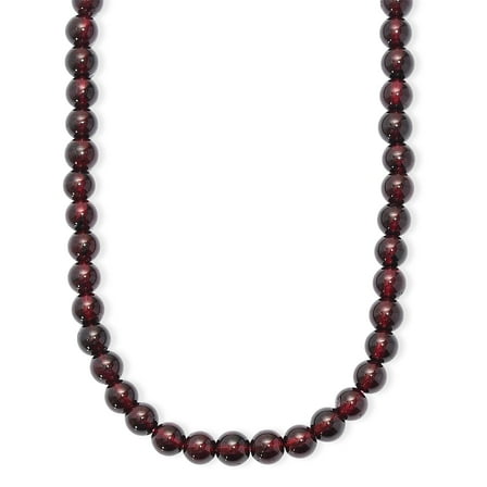 D'Joy AAA Garnet 172 ctw Celebrity Beaded Necklace in 18K Vermeil Yellow Gold Over Sterling Silver 20 Inches Christmas Gifts