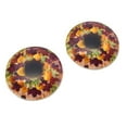 thumbnail image 4 of Richly Colored Autumn Leaves Glass Eyes, 4 of 10