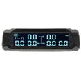 thumbnail image 4 of Tire Pressure Monitoring System, Wireless Solar Power TPMS Long Receiving Distance  Volume Alarm USB Charging  For 6 Wheel Truck, 4 of 8