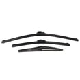 thumbnail image 1 of Conjunto de 3 piezas de limpiaparabrisas delantero y trasero de 24" 17" 12" que se adapta a Toyota RAV4 con gancho J / U negro, 1 of 6