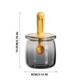 thumbnail image 3 of Olla telescópica de vidrio para condimentos | Combo de cepillo de aceite de silicona de alta temperatura | Materiales de grado alimenticio | Longitud ajustable | Diseño fácil de limpiar |, 3 of 5