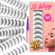 thumbnail image 1 of Pestañas postizas Eliace de aspecto natural, pestañas de ojo de gato, pestañas de visón 3D, 50 pares, 5 estilos, kit de pestañas postizas, banda fina y suave, cómodo volumen esponjoso, tira cruzada de, 1 of 5