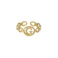 thumbnail image 1 of Anillo de 26 letras chapado en oro de acero de titanio Anillo de dedo índice de apertura en inglés Anillo hueco Wmkox8yi  sjalhkljlk1970, 1 of 1