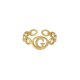 thumbnail image 1 of Anillo de 26 letras chapado en oro de acero de titanio Anillo de dedo índice de apertura en inglés Anillo hueco Wmkox8yi  sjalhkljlk1970, 1 of 1