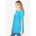 thumbnail image 3 of Woman Within Plus Size Criss Cross Tee, 3 of 4