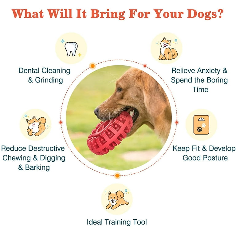 Breed Dog Teeth Grinding Toys, Treat Dispensing